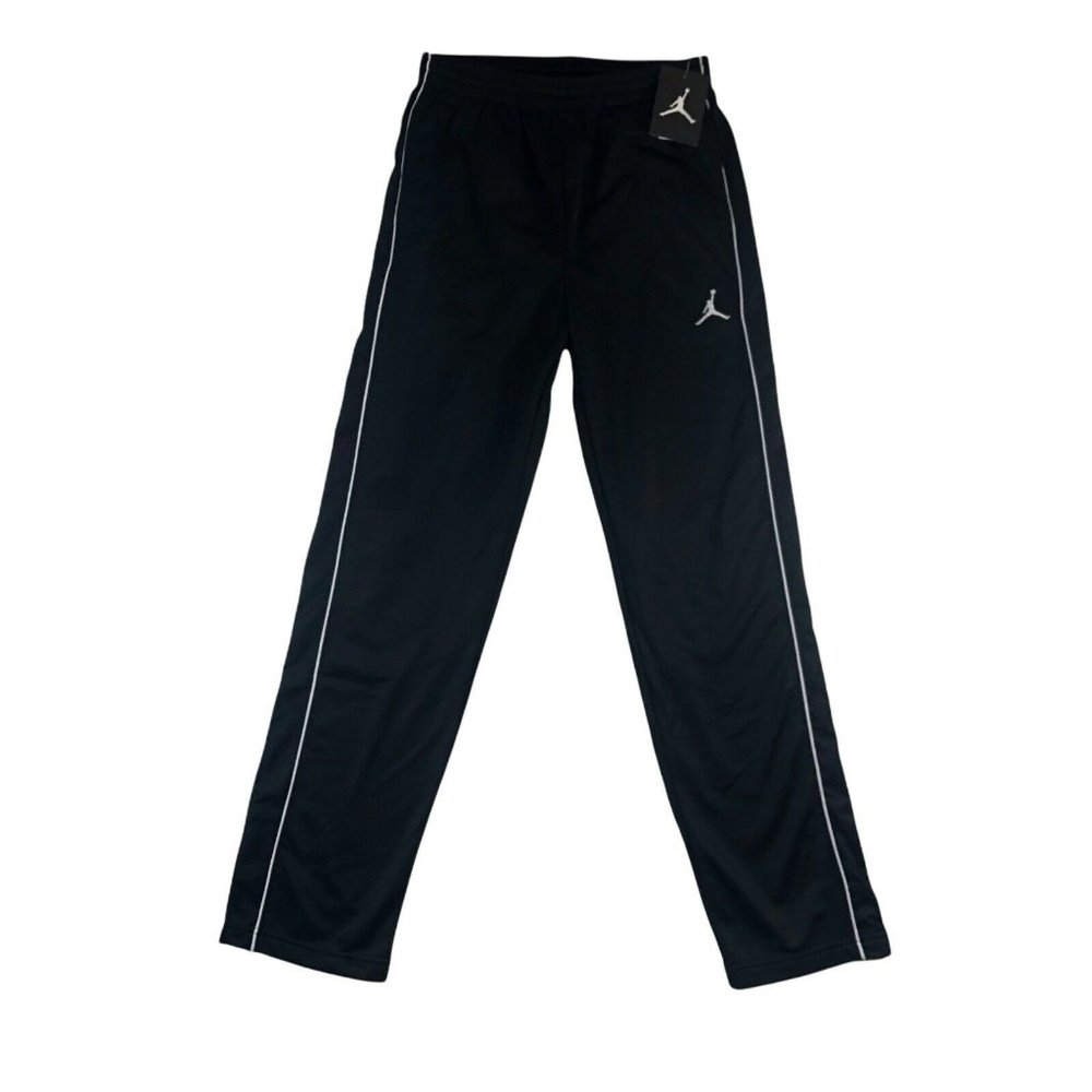 Air Jordan Boy's Athletic Pants, Black, Size Large